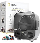 NATIONAL GEOGRAPHIC Professional Rock Tumbling Kit - Patent-Pending Rock Polisher for Kids &amp; Adul...