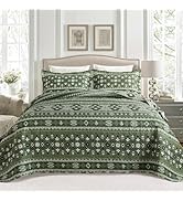 BEDIFANY Quilts King Size, Reversible Lightweight Bedspread with Boho Geometry Printed, Boho Bed ...