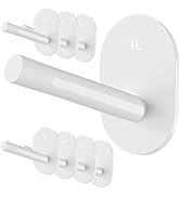 MeesMeek Adhesive Wall Hooks - No Tools, Easy to Use Multi-Function Utility Hooks, Small Sticky H...