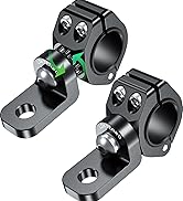 LOKTENWO 2PCS 360°Adjustable ATV Whip Light Mount, Heavy Duty CNC Light Bar Mounting Bracket for ...