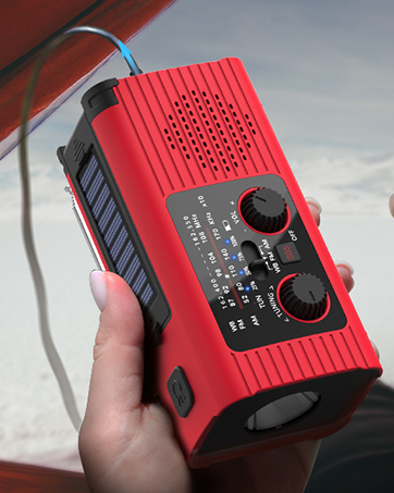 emergency kit portable radio noaa weather radio crank radio solar radio hand crank radio