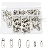 50Pcs High Strength Fishing Swivels | Ball Bearing Snap Swivels with Stainless Steel| Saltwater/F...
