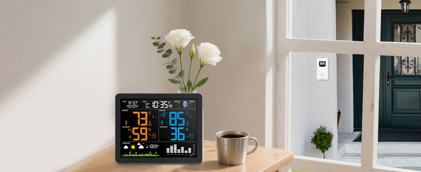 wireless weather station indoor outdoor