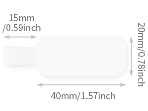 Trilancer Cable Cord Labels Large Size