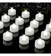 BEICHI 12-Pack Timer Tea Lights Candles Battery Operated, LED Tea Light with Timer, Built-in 6 Ho...