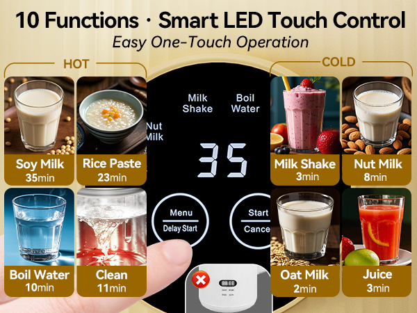 LED touch control