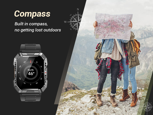 Fitness Watch with Compass