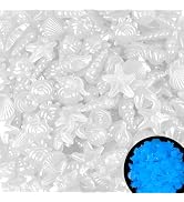 Kaiyuan Dynasty 100pc Glow Stones for Fish Tank Aquarium Glow in The Dark Rocks Glowing Rocks Lum...