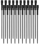 PASISIBICK 3.2 in Black Ink Ballpoint Pen Refills for Big Diamond/Crystal Pen(Pack of 20)