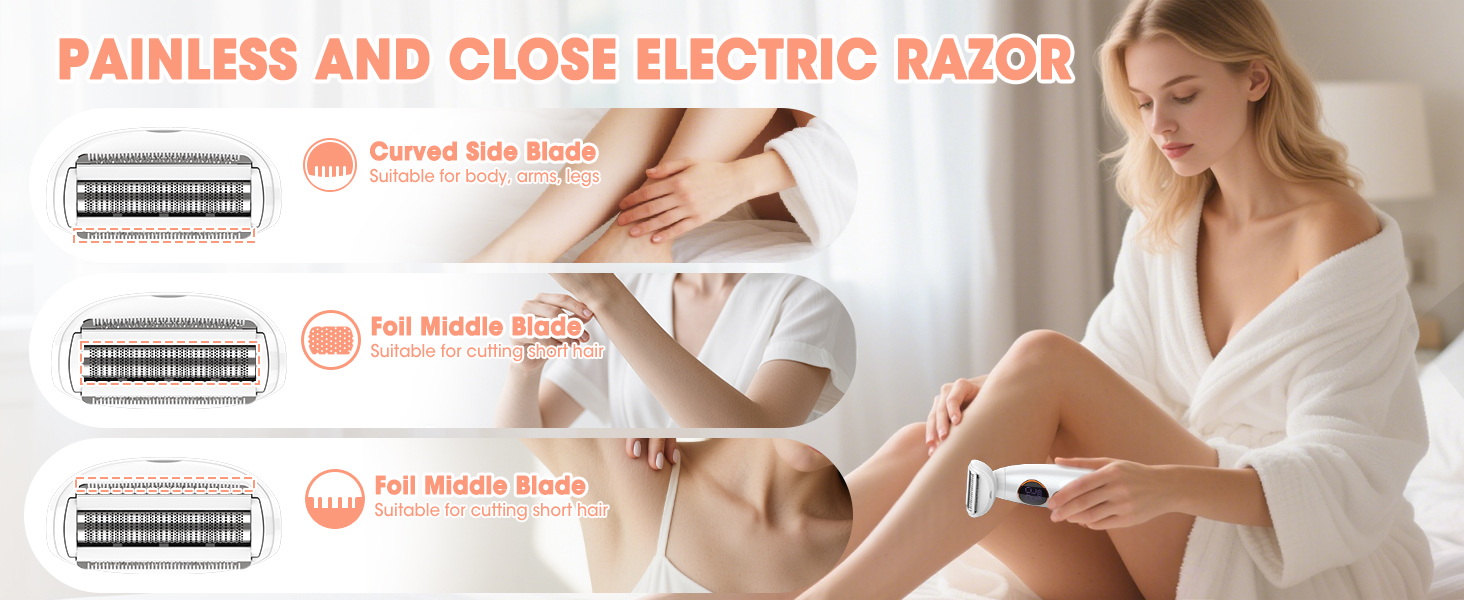 PAINLESS AND CLOSE ELECTRIC RAZOR