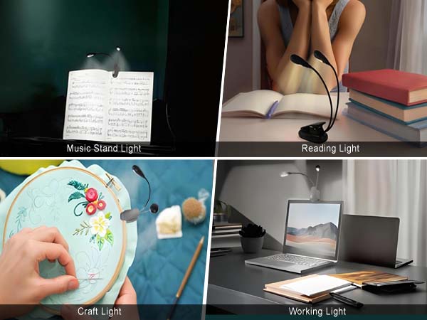 clip on book light clip on lamp clip on light music stand lights