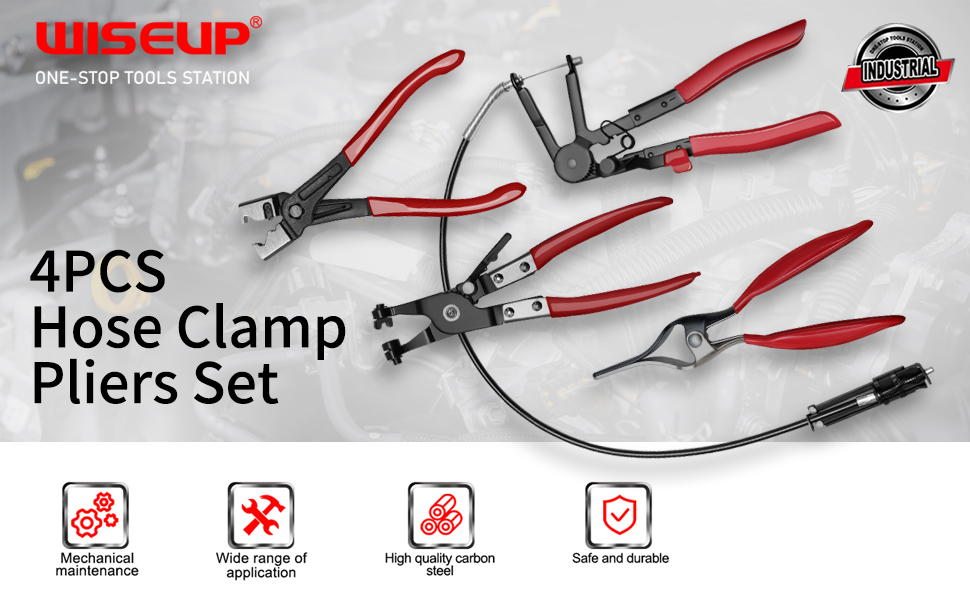 4PCS Hose Clamp Pliers Set 