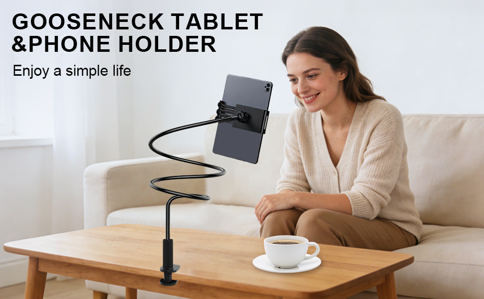 Gooseneck Tablet Holder Phone Stand