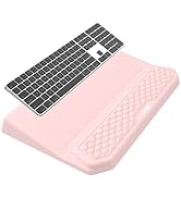 2-in-1 Ergonomic Keyboard Stand with Wrist Rest, Comfy Keyboard Riser Holder with Massage Design,...