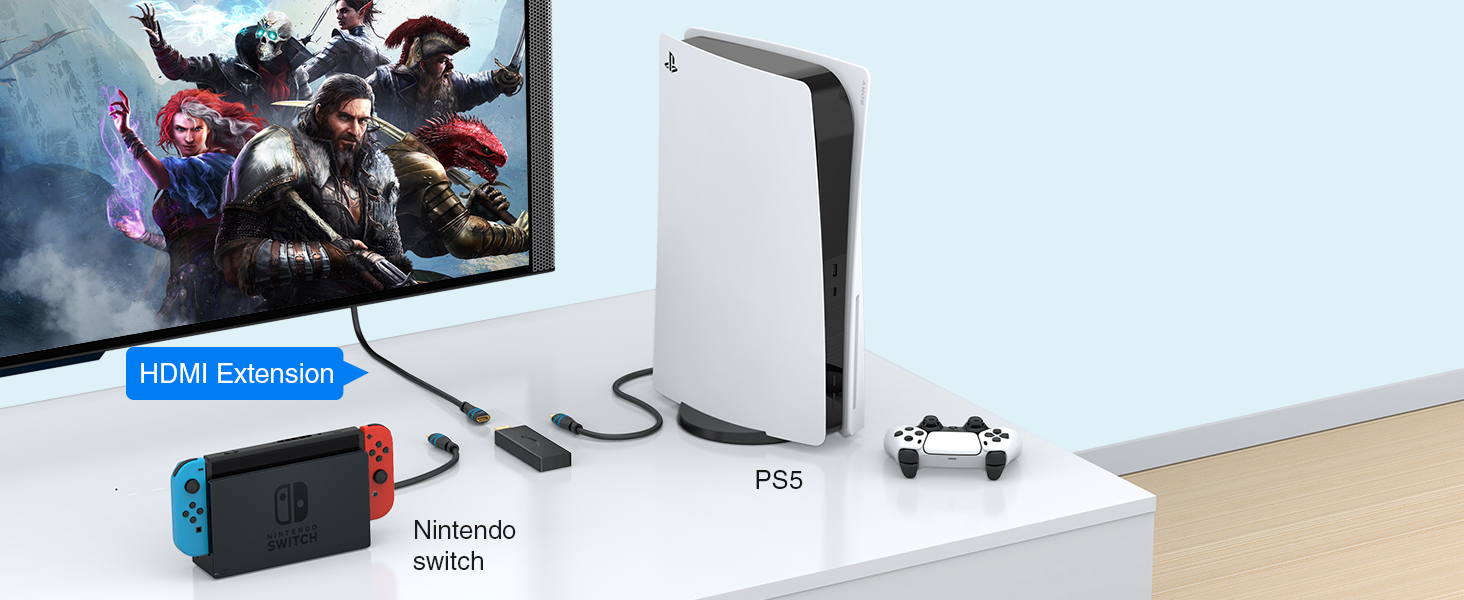 BLUERIGGER HDMI Gold-plated full metal jacket connector strength durability easy connection devices