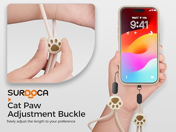Cat paw phone Lanyard