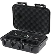 Liyirui Microphone Case, Foam Storage Case with Pre-Diced DIY Shape, Portable Case for Wireless G...