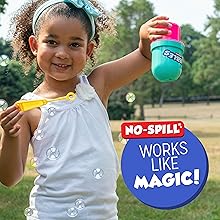 No Spill Bubbles, Bubbles for toddlers, bubble toys, bubbles for babies, non toxic bubbles, fubbles