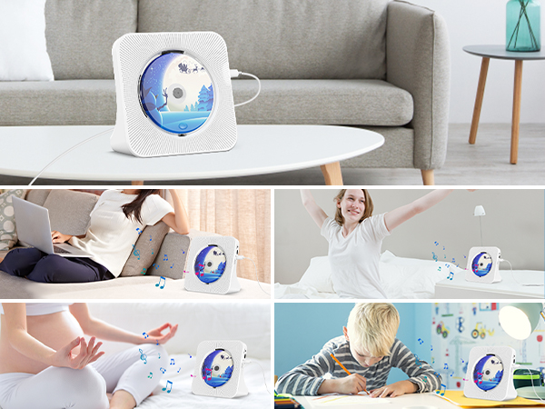 CD Player with speakers