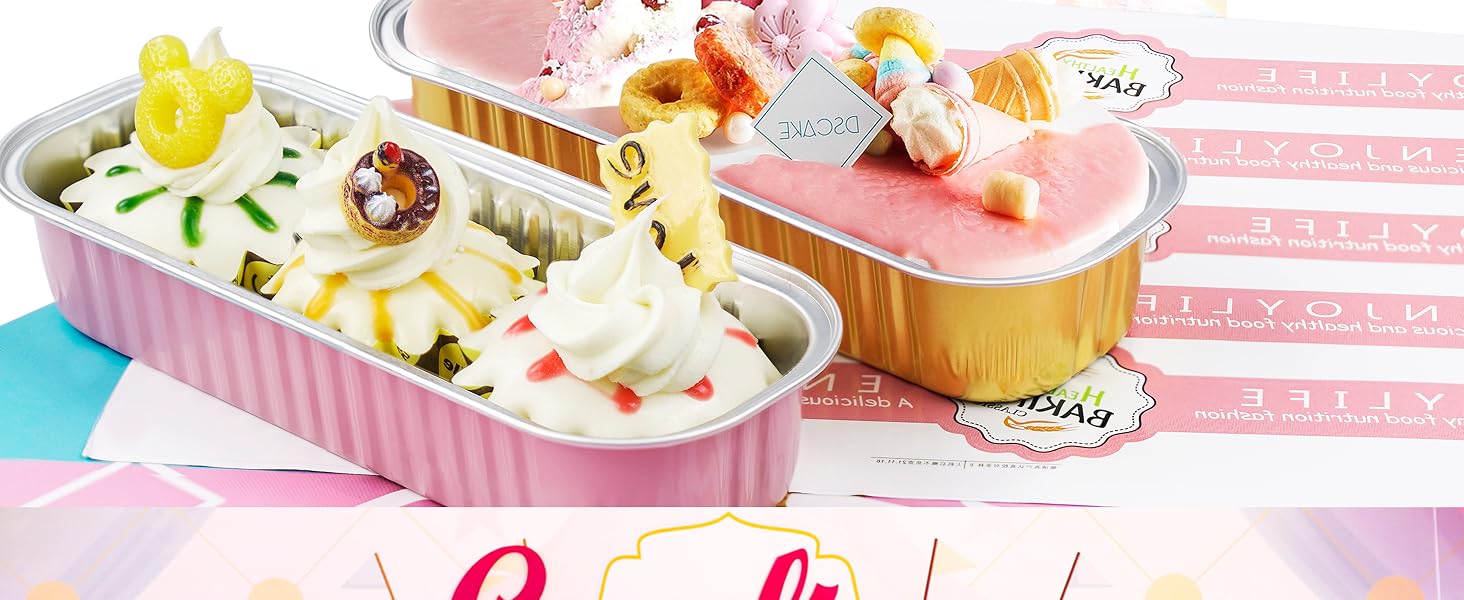 Aluminum Mini Loaf Pans with Lids