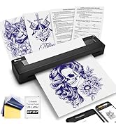 Milestone M9 Tattoo Stencil Printer, Wireless Bluetooth Thermal Portable Stencil Machine for Tatt...