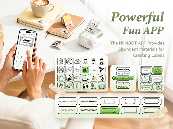 NIIMBOT B2 Label Maker Machine with Fun APP