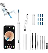 Ear Wax Removal Tool Kit, Ear Cleaner Earwax Removal Kit with Camera and Light, Ear Wax Cleaner w...