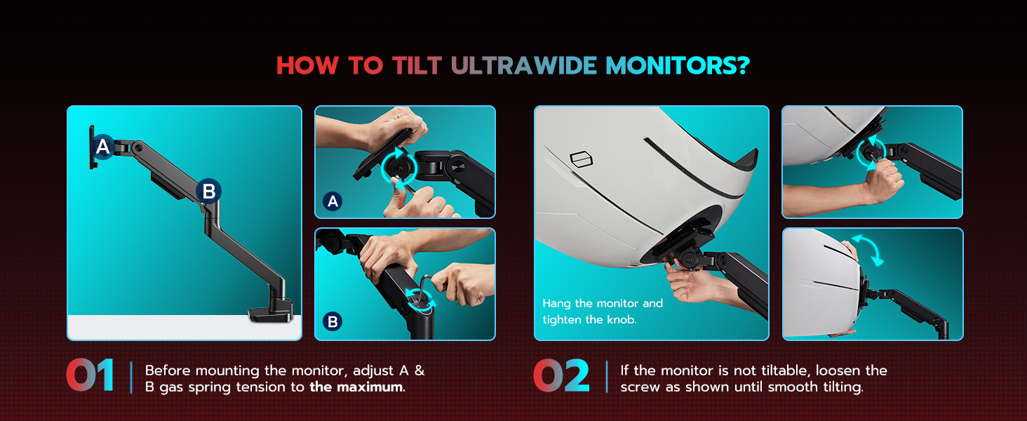49 inch ultrawide monitor arm