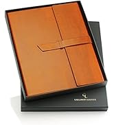 GALLAWAY LEATHER Padfolio Portfolio Folder – Slim Portfolio Folio Organizer Holder for Letter Leg...