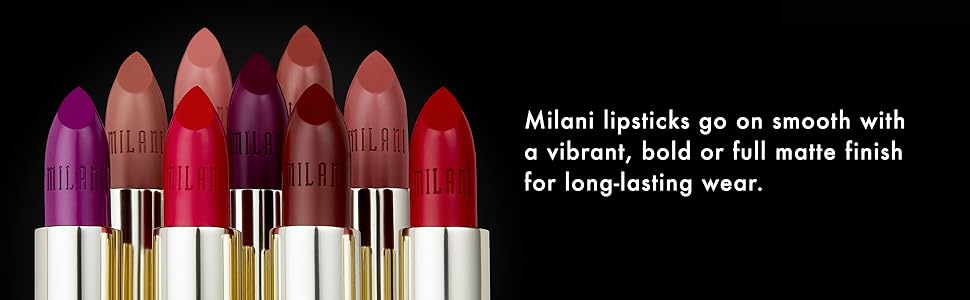 Milani lipsticks