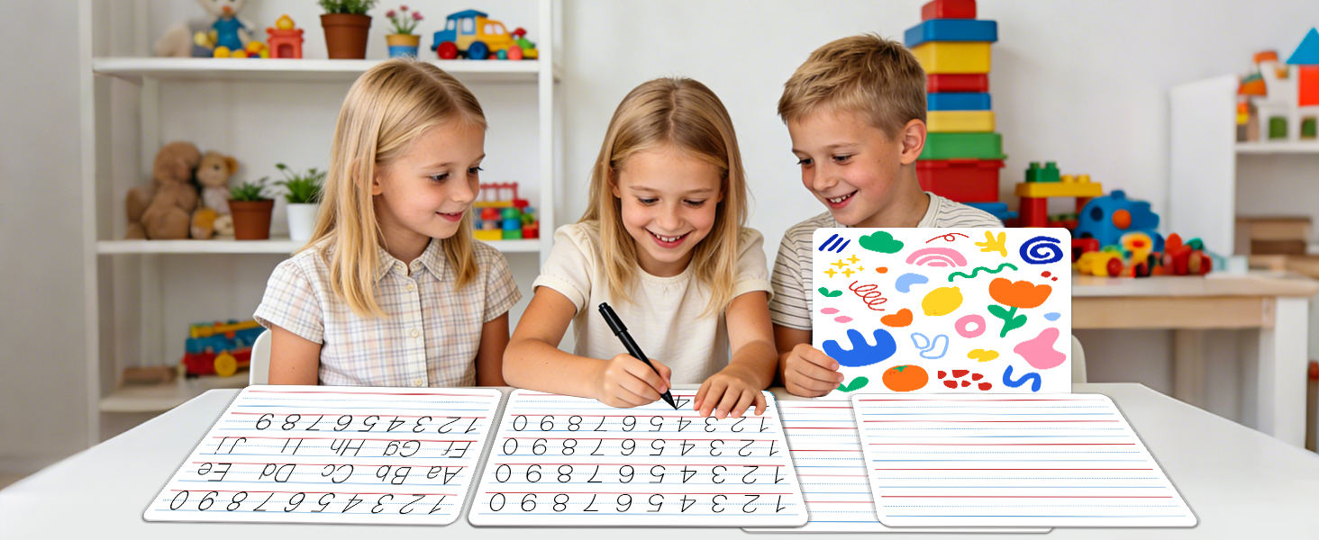 10 Packs of Small Whiteboards