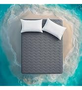 Sleep Zone Cooling Mattress Pad Full, Waterproof Bedding Protector for Hot Sleepers, Soft &amp; Breat...