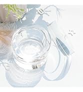 BOMOQING Nail Dappen Dish with Lid, Crystal Monomer Dish for Acrylic Nails, 35ml Monomer Holder C...