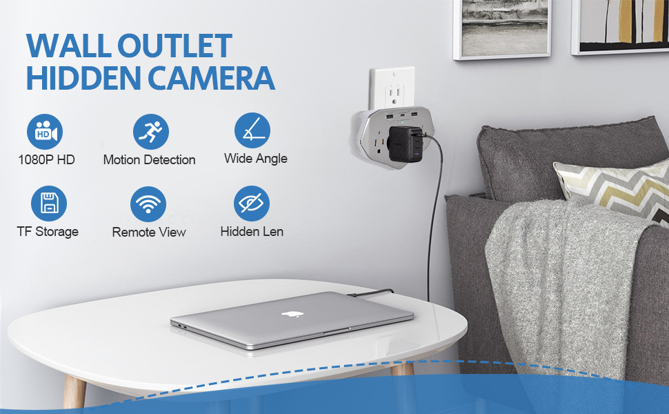 Outlet Indoor security camera