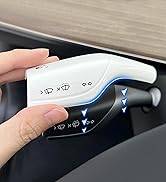 SXunacou for Tesla Model 3/Y Steering Lever Cover Gear Shift Cover Column Shift modeification Cov...