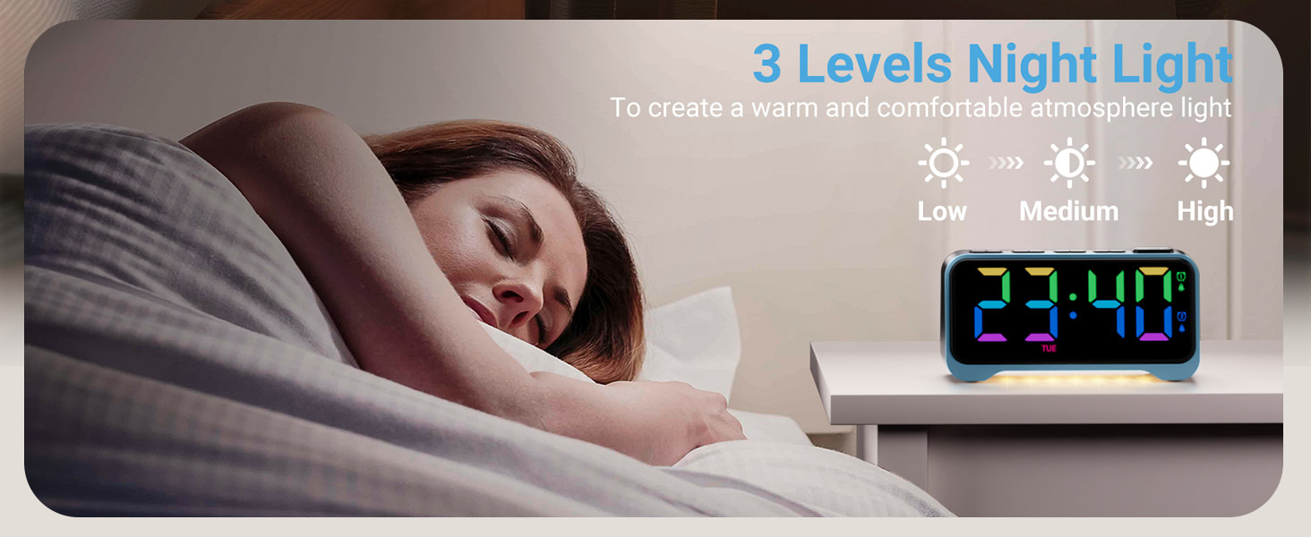 alarm clocks digital alarm clock teen boy