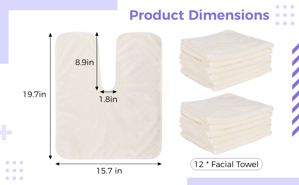 Stem Massage Cleansing Towel, Coral Fleece Face Cloth for Beauty Salons, Skin Care, SPA Centers