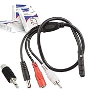 CCTV Microphone Outdoor Microphone for WiFi Security Camera IP: Audio Microphone CCTV Surveillanc...