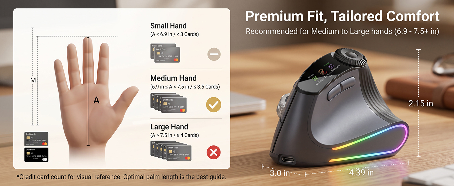 Ergonomic Wireless Mouse