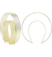 6 Pack 2 Layer Metal Gold Queen Goddess Angel Halo Crown Headband Hairbands Tiara Hair Hoops DIY ...