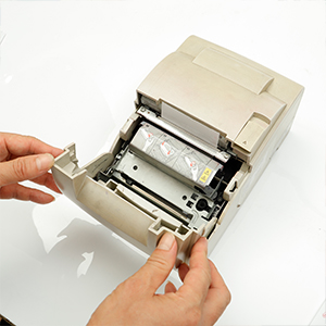 printer ribbon installation step 1st