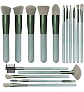 Makeup Brushes Makeup Brush Set - 16 Pcs BESTOPE PRO Premium Synthetic Foundation Concealers Eye ...