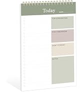 Weekly To Do List Notepad, Undated Planner with 52 Sheets (6.5''x8.9''), Desk Weekly Planner for ...