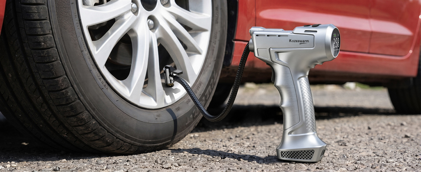 Tire Inflator Portable Air Compressor for Car, Motocycle, Bike Inflatables