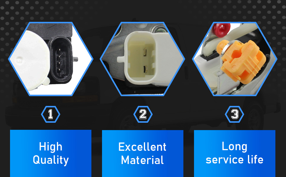 06 07 Chevy Passenger Door Lock Motor 2011 Savana 2500 Electric Door Lock Actuator 937511