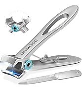 DRMODE Nail Clippers for Men Thick Nails - Large Toe Nail Clippers for Thick Nails for Senior wit...