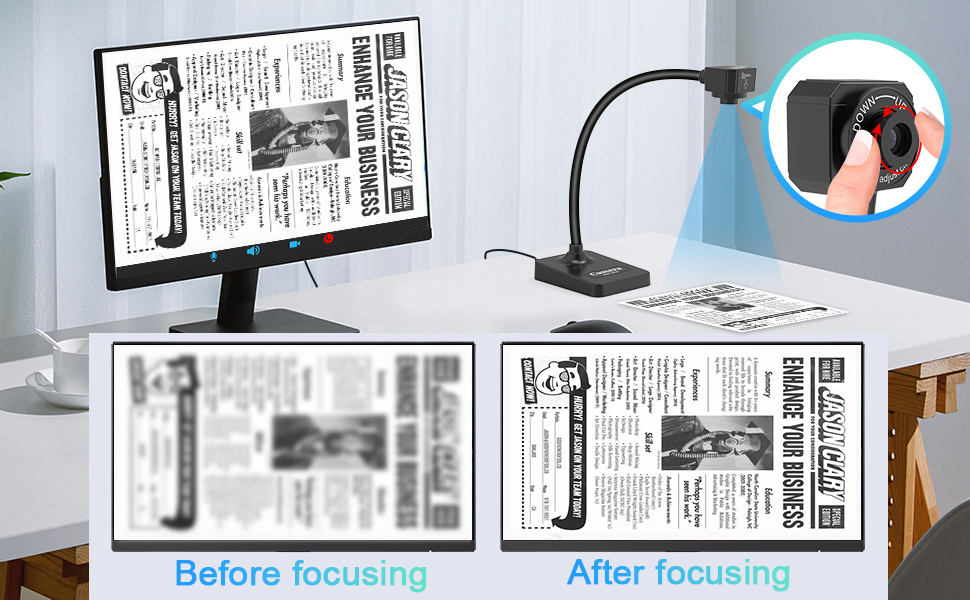 USB document camera teachers classroom teaching 2mp 2K art gift webcam school