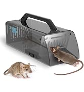 ZingZap Humane Mouse Trap Cage, Indoor &amp; Outdoor Catch &amp; Release No Escape No Kill Rodent Trap, C...