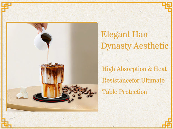 Sleek Absorbent Coasters