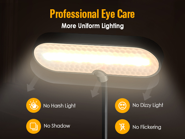 Professional Eye Care Book Light,No Harsh?No Shadow?No Dizzy?No Flickering